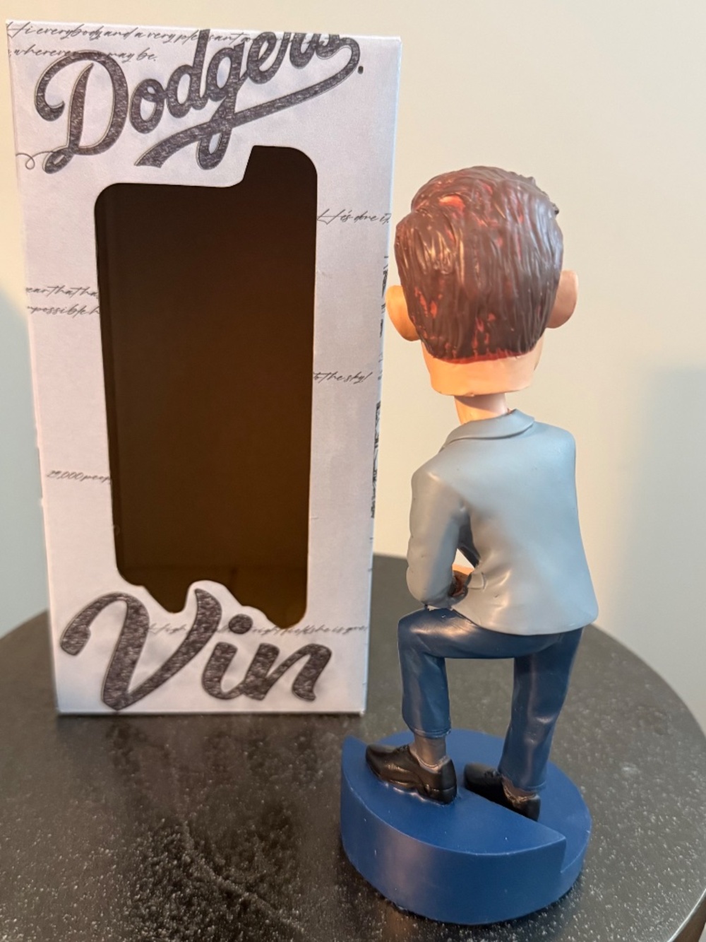 Vin Scully Dodgers Bobblehead Broadcaster Tribute SGA With Original Box - Picture 3 of 8